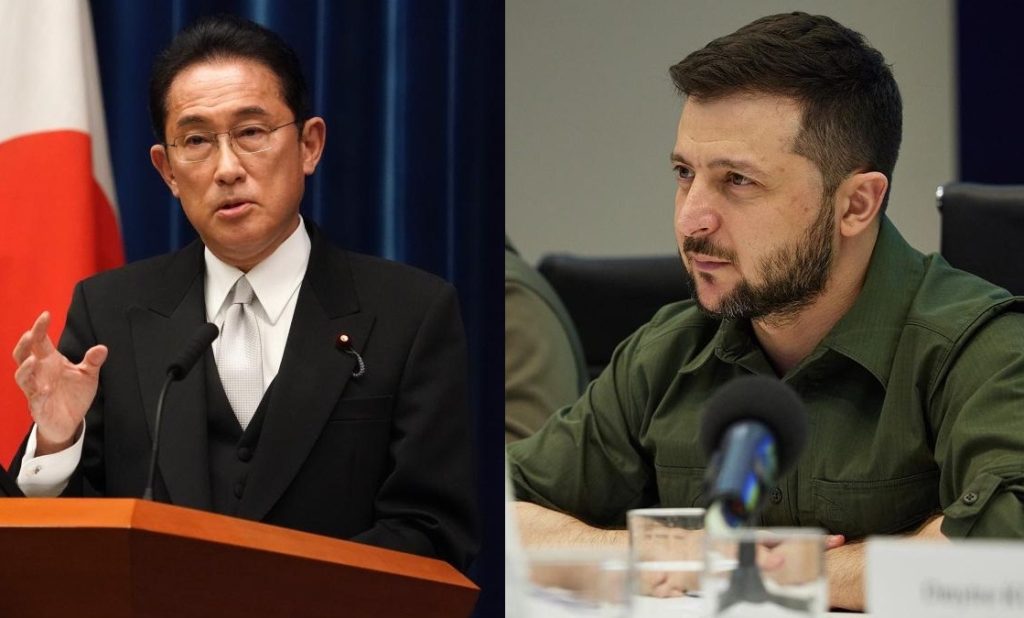 zelensky,-kishida-discuss-security-guarantees-over-phone