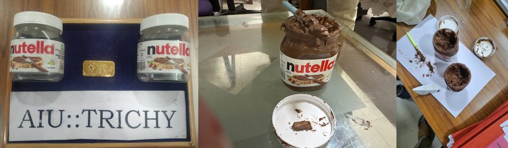 One held at Trichy Airport for smuggling gold in dessert jar one-held-at-trichy-airport-for-smuggling-gold-in-dessert-jar