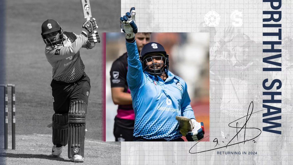 prithvi-shaw-confirmed-to-return-to-northamptonshire-for-2024-county-season