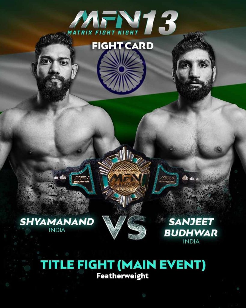 sanjeet-budhwar-to-defend-his-featherweight-title-in-main-event-at-mfn-13-on-oct-28