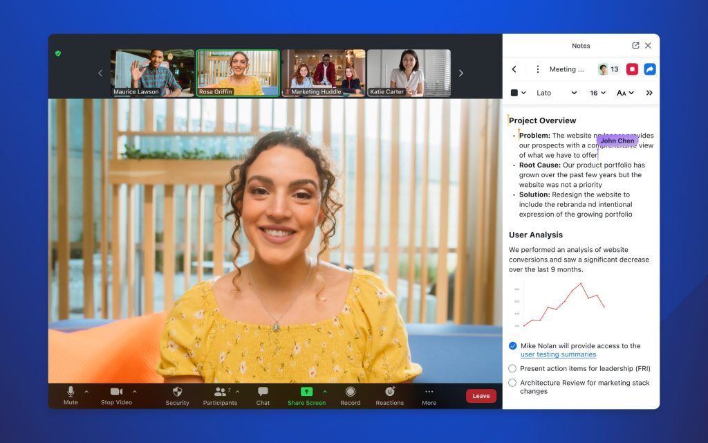 zoom-introduces-notes-tool-to-edit-texts-during-a-video-call