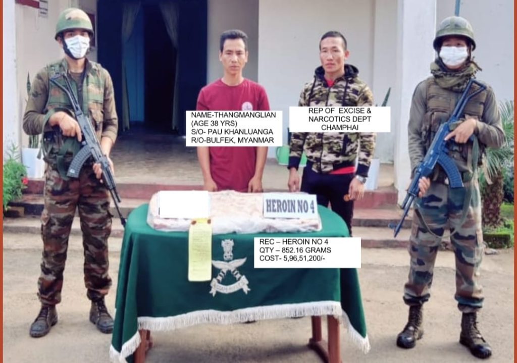 Heroin worth Rs 22.42 cr seized in Tripura, Meghalaya, Mizoram; 7 drug peddlers held (Lead) heroin-worth-rs-22.42-cr-seized-in-tripura,-meghalaya,-mizoram;-7-drug-peddlers-held-(lead)
