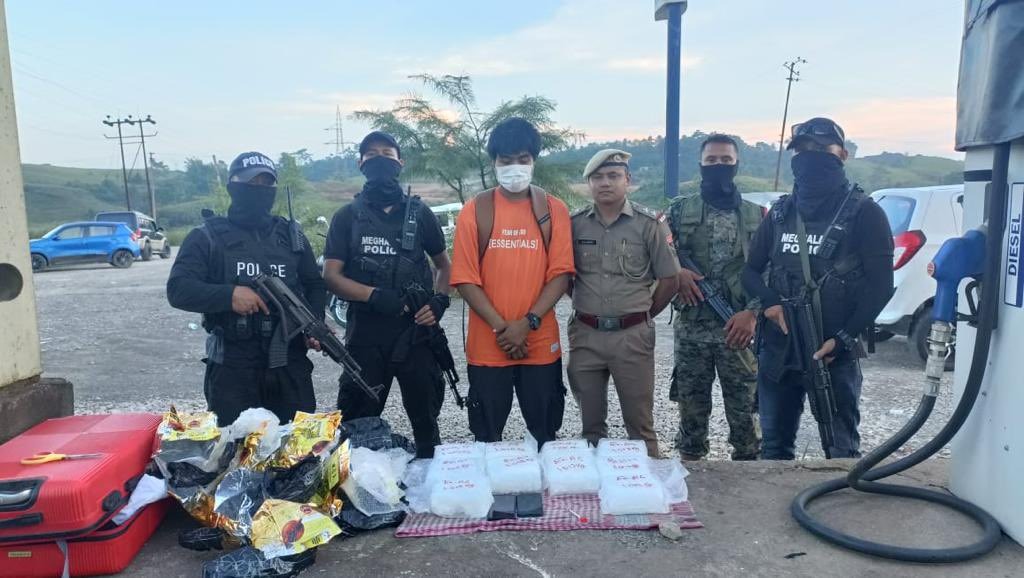Drugs valued at Rs 15cr seized in Meghalaya; 1 held drugs-valued-at-rs-15cr-seized-in-meghalaya;-1-held