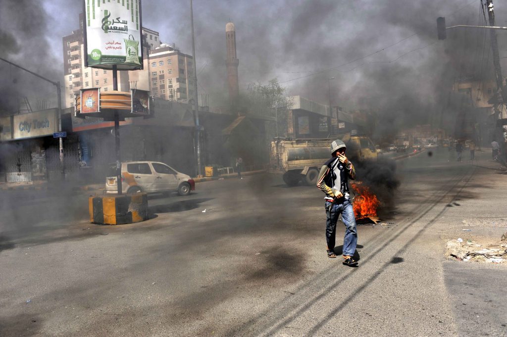 Explosion at gas station rocks Yemen’s capital explosion-at-gas-station-rocks-yemen’s-capital