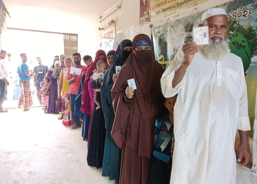 Tripura bypolls: Over 84% turnout in two Assembly segments (Ld) tripura-bypolls:-over-84%-turnout-in-two-assembly-segments-(ld)