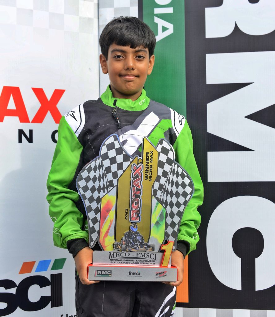 national-karting-c’ship-2023:-yatharth-gaur-bags-victory-in-tight-micro-max-final