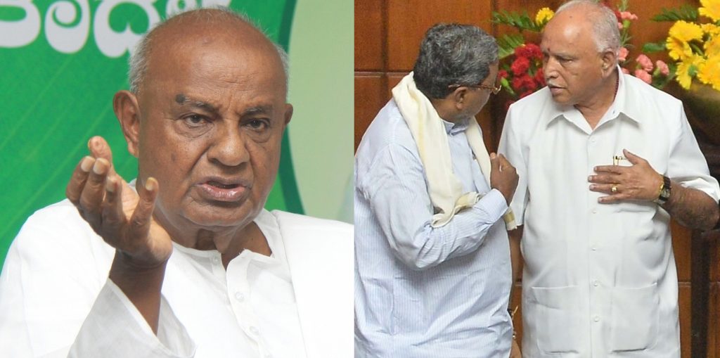 Fight for LS polls in K’taka warms up as BJP-JD(S) come closer fight-for-ls-polls-in-k’taka-warms-up-as-bjp-jd(s)-come-closer