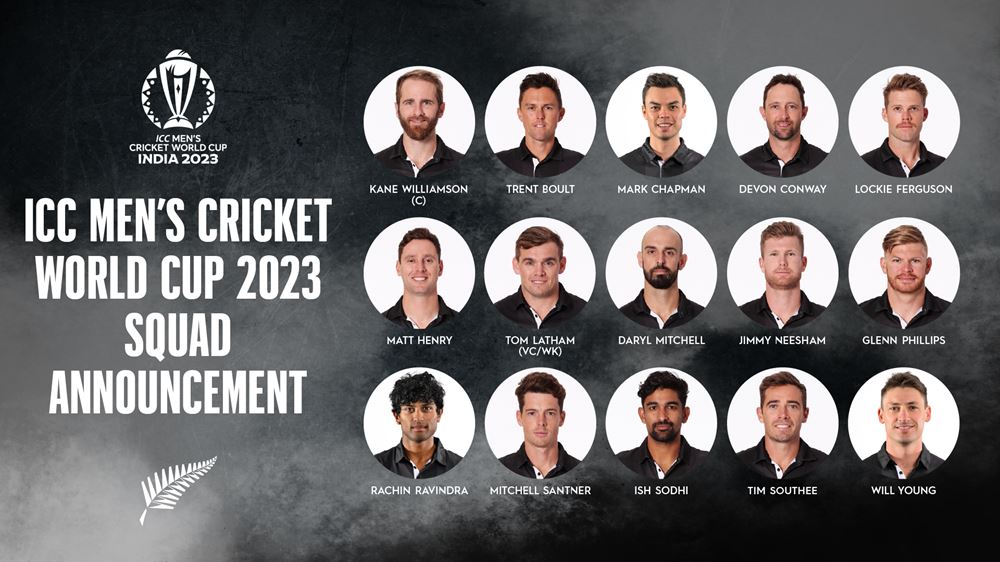 New Zealand squad named for World Cup, Kane Williamson to lead new-zealand-squad-named-for-world-cup,-kane-williamson-to-lead