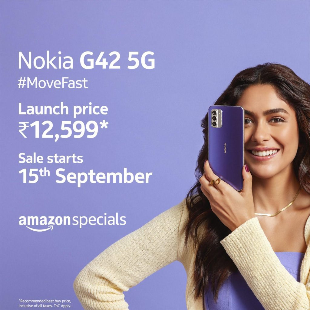 Nokia unveils new 5G smartphone ‘G42’ with 11GB RAM in India nokia-unveils-new-5g-smartphone-‘g42’-with-11gb-ram-in-india