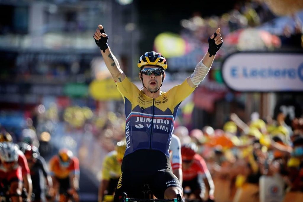 tour-of-spain:-kuss-clings-onto-red-jersey-as-roglic-wins-17th-stage