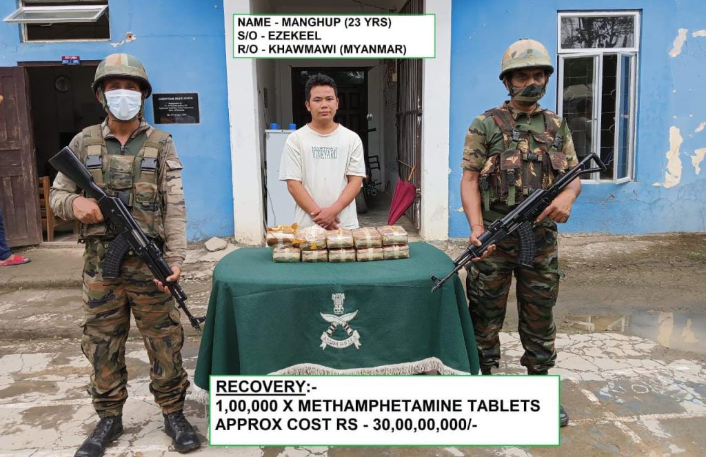 methamphetamine-tablets-worth-rs-30-cr-seized-in-mizoram,-myanmarese-held