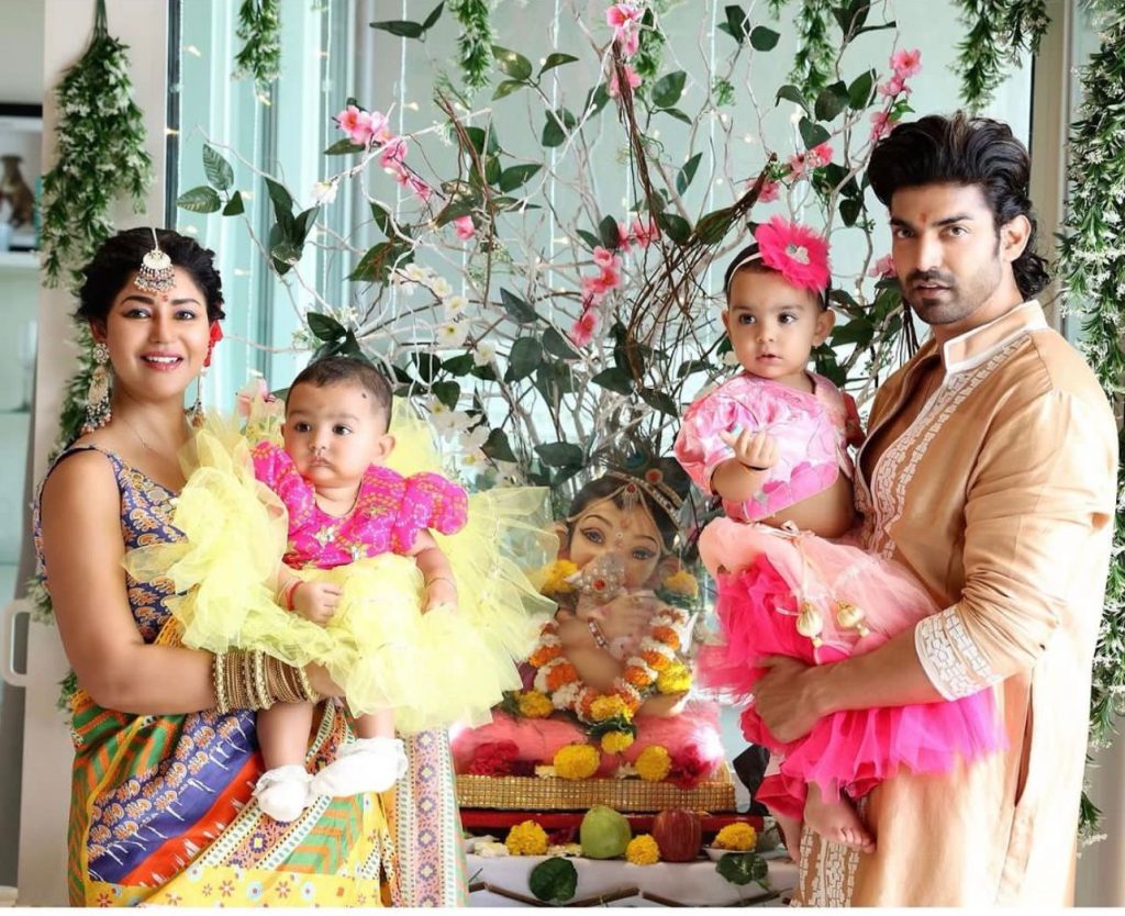 debina,-gurmeet-celebrate-ganesh-chaturthi-with-daughters
