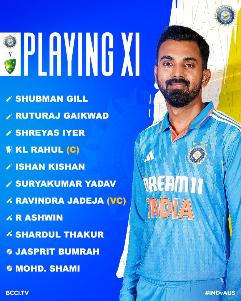1st ODI: Ashwin returns as India win toss, elect to bowl first against Australia 1st-odi:-ashwin-returns-as-india-win-toss,-elect-to-bowl-first-against-australia