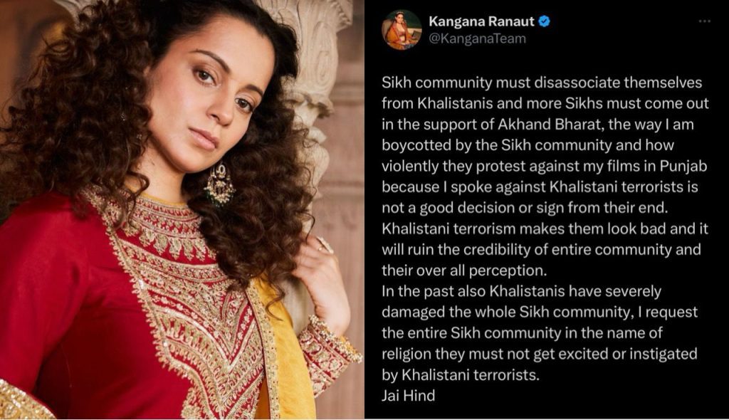 kangana-ranaut-slams-khalistan;-urges-sikh-community-to-come-out-in-support-of-‘akhand-bharat’