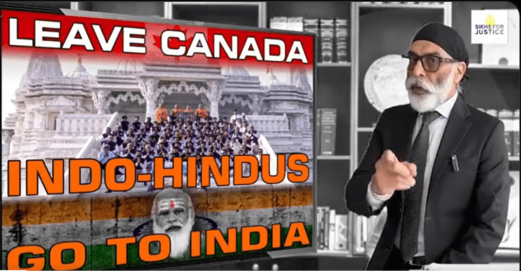Canadian politicians slam video threatening Hindus, stop short of naming SFJ, Pannun canadian-politicians-slam-video-threatening-hindus,-stop-short-of-naming-sfj,-pannun