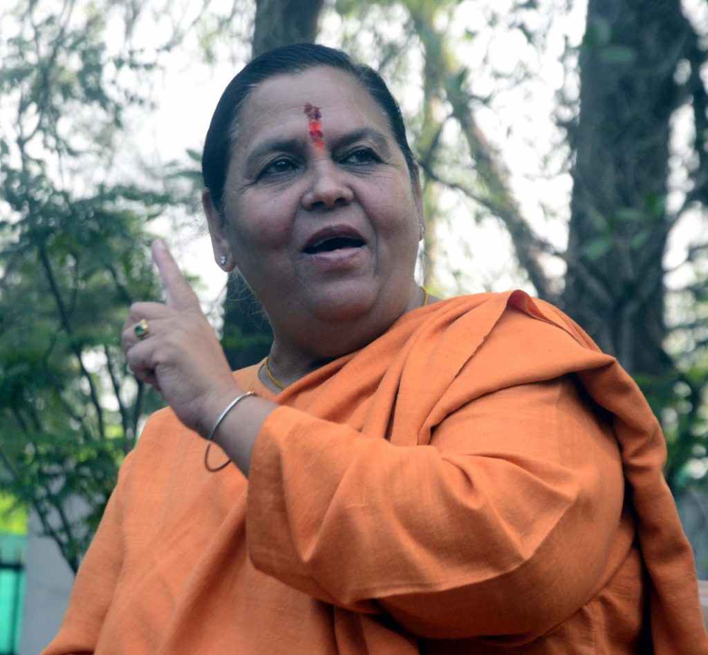 Uma Bharti goes against BJP, bats for OBC quota within women’s quota uma-bharti-goes-against-bjp,-bats-for-obc-quota-within-women’s-quota