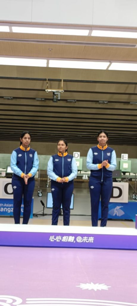 Asian Games: Shooters Ramita, Mehuli, Ashi win India silver in Women’s 10m Air Rifle asian-games:-shooters-ramita,-mehuli,-ashi-win-india-silver-in-women’s-10m-air-rifle