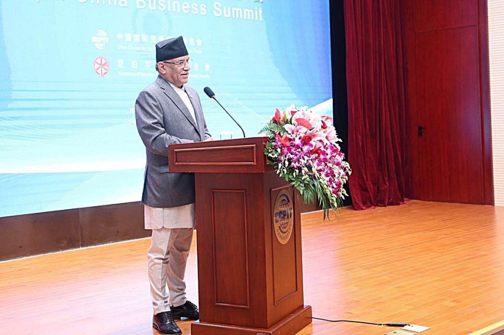 Dahal in China for Business Summit dahal-in-china-for-business-summit
