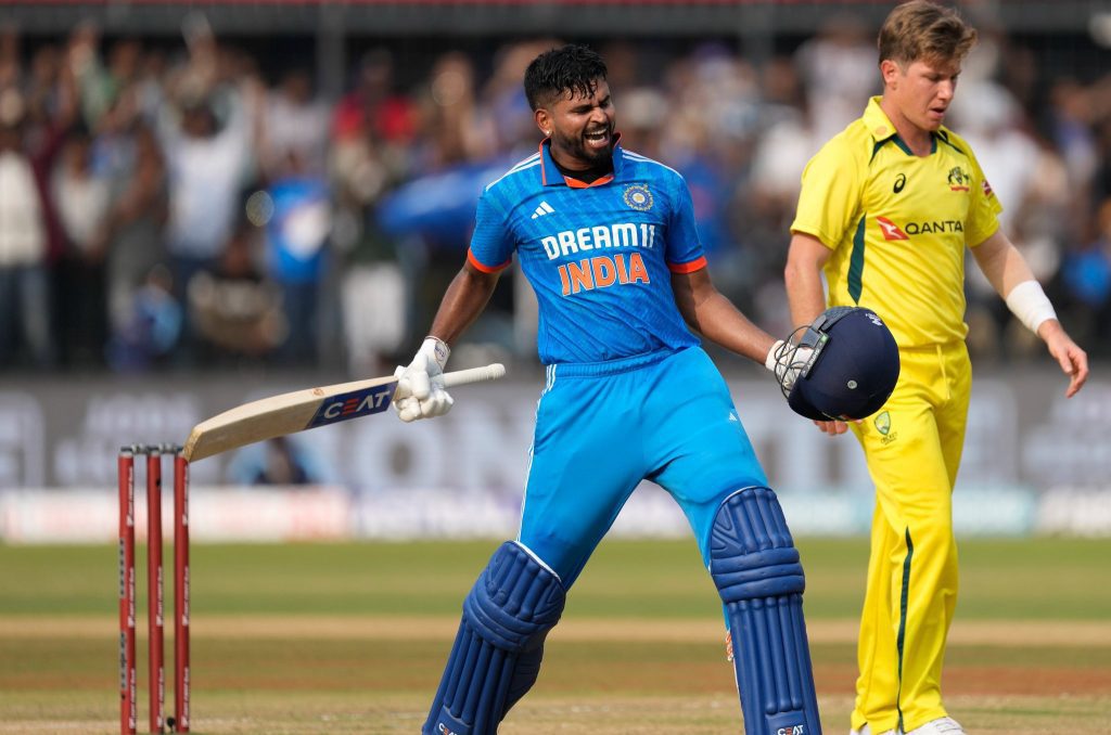 I keep telling myself competition is against me, says Shreyas Iyer after scoring century against Australia i-keep-telling-myself-competition-is-against-me,-says-shreyas-iyer-after-scoring-century-against-australia