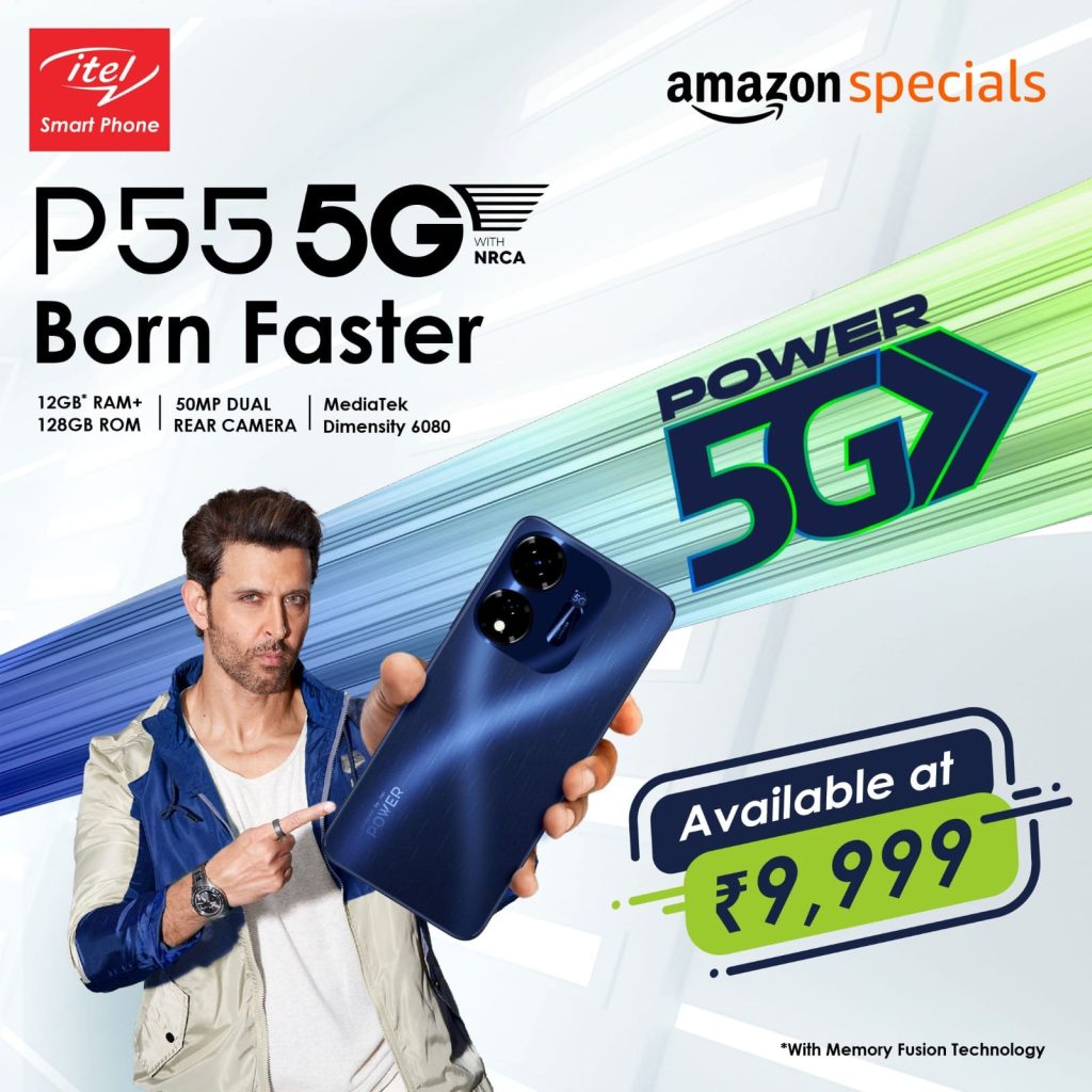 itel launches India’s most affordable 5G smartphone ‘P55 Power 5G’ under Rs 10K itel-launches-india’s-most-affordable-5g-smartphone-‘p55-power-5g’-under-rs-10k