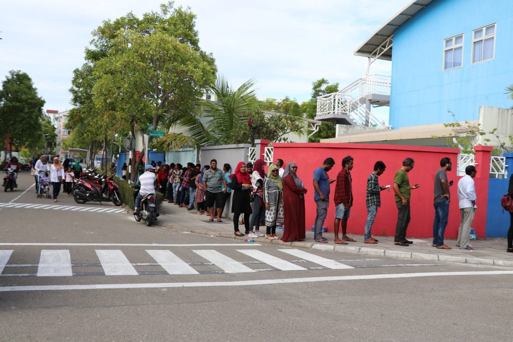 Voting underway in Maldives presidential runoff voting-underway-in-maldives-presidential-runoff