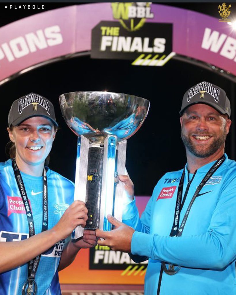 royal-challengers-bangalore-appoint-wbbl-winning-coach-luke-williams-as-head-coach-for-wpl-team