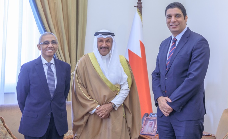 HM King’s Advisor for youth and sports receives outgoing Egyptian ambassador