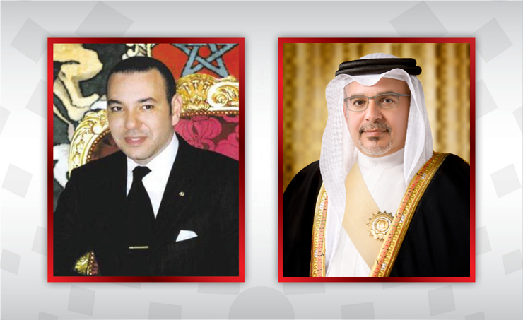 HRH the Crown Prince and Prime Minister condoles with HM the King of the Kingdom of Morocco
