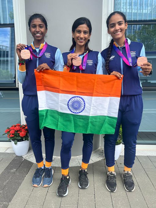 Asian Games: India win bronze medal in men’s & women’s 3000m relay team speed skating events asian-games:-india-win-bronze-medal-in-men’s-&-women’s-3000m-relay-team-speed-skating-events
