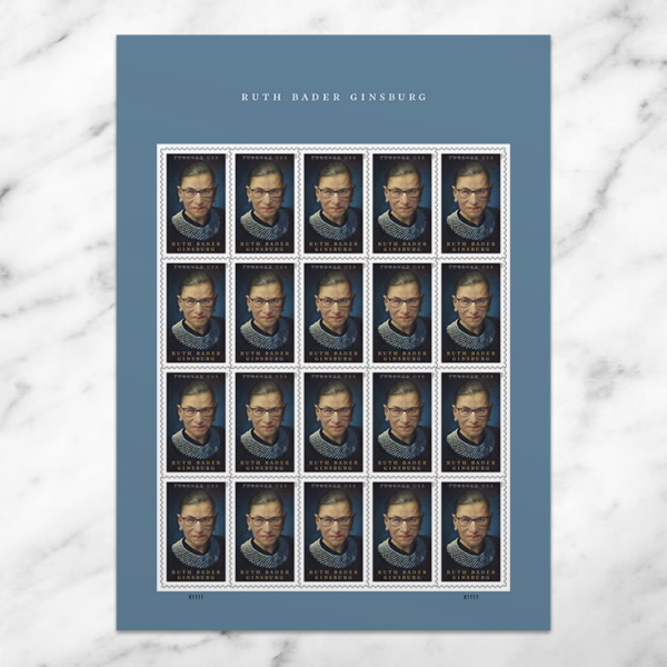 New postage stamp honors Ruth Bader Ginsburg new-postage-stamp-honors-ruth-bader-ginsburg