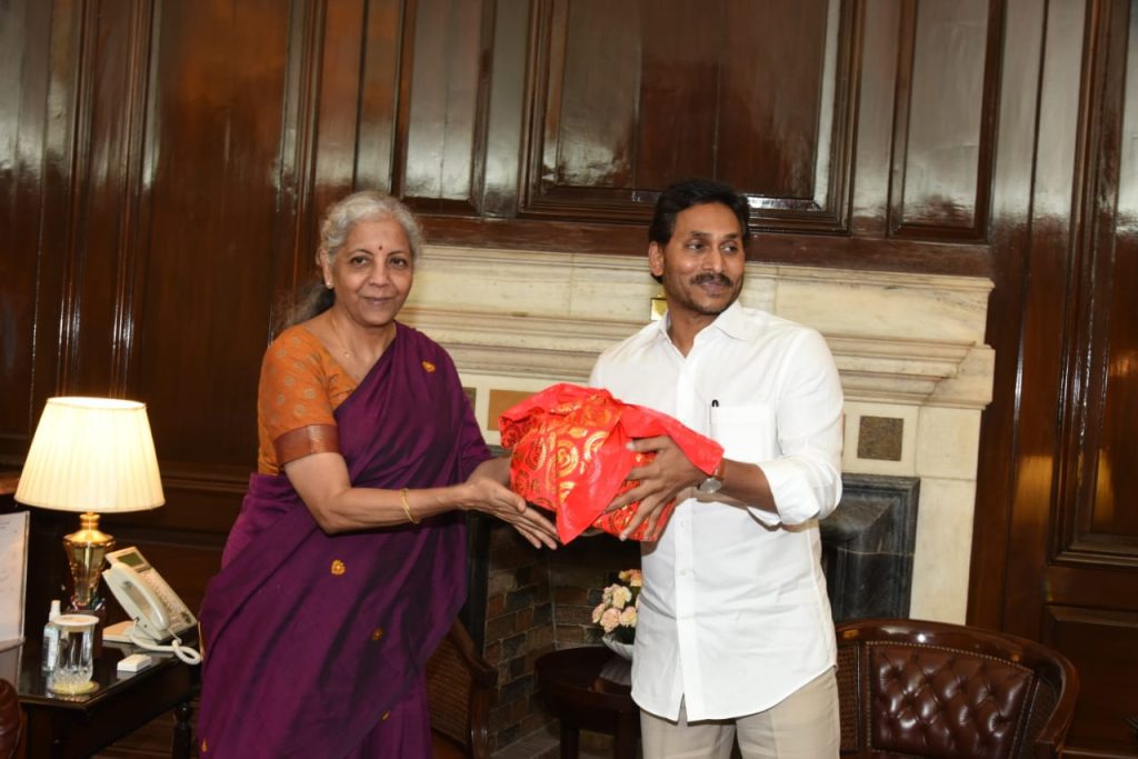 Andhra CM meets Sitharaman, seeks Polavaram funds andhra-cm-meets-sitharaman,-seeks-polavaram-funds