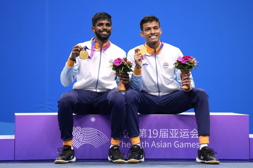 Asian Games: Rankireddy, Shetty claim historic gold as India end Hangzhou campaign with 107 medals (round-up) asian-games:-rankireddy,-shetty-claim-historic-gold-as-india-end-hangzhou-campaign-with-107-medals-(round-up)