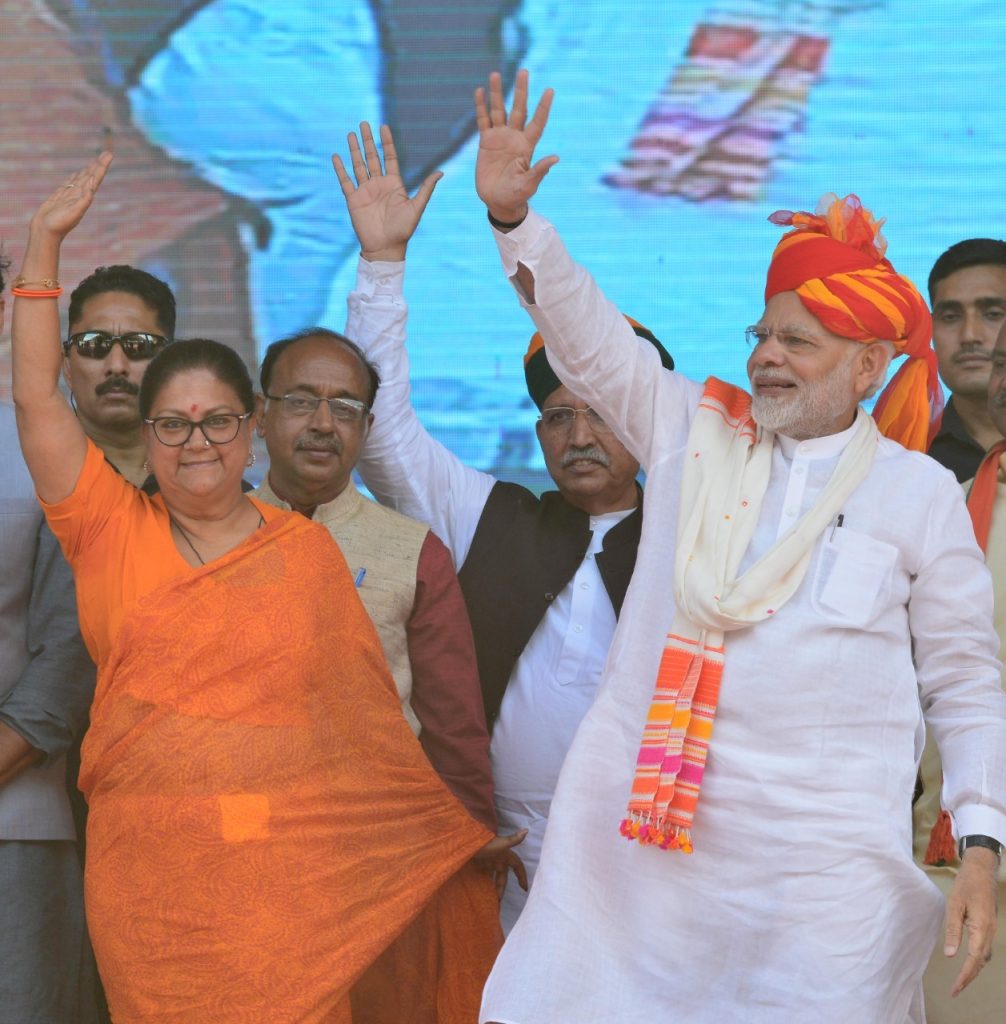 BJP banks on PM Modi’s popularity, strong base, but Raje is a problem bjp-banks-on-pm-modi’s-popularity,-strong-base,-but-raje-is-a-problem