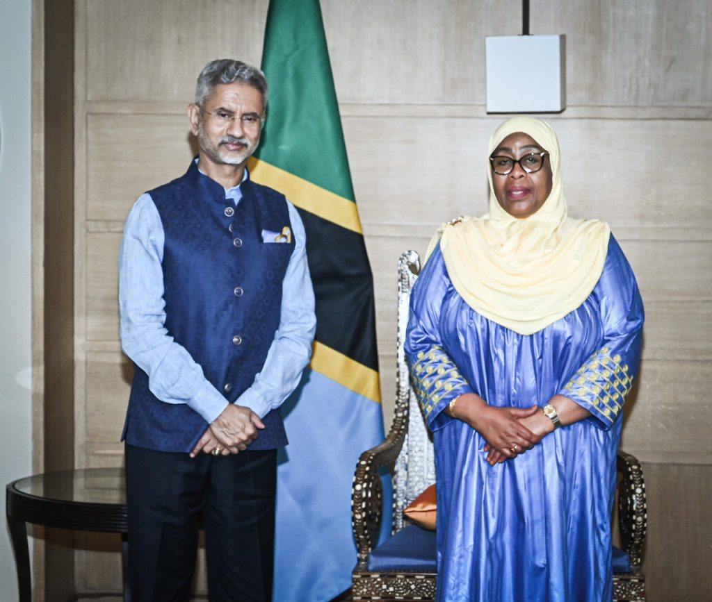Jaishankar calls on visiting Tanzanian President jaishankar-calls-on-visiting-tanzanian-president