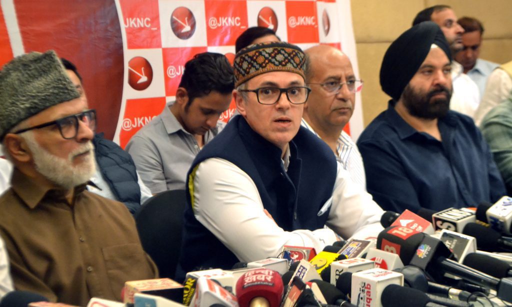 Omar Abdullah alleges BJP reluctant to face electorate in J&K omar-abdullah-alleges-bjp-reluctant-to-face-electorate-in-j&k