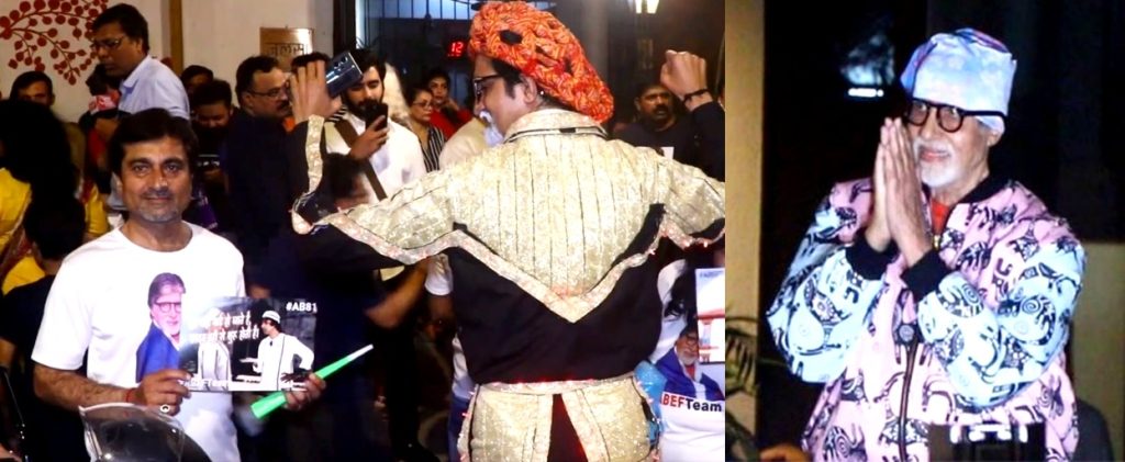 Amitabh Bachchan rings in 81st b’day at midnight with fans outside Jalsa amitabh-bachchan-rings-in-81st-b’day-at-midnight-with-fans-outside-jalsa