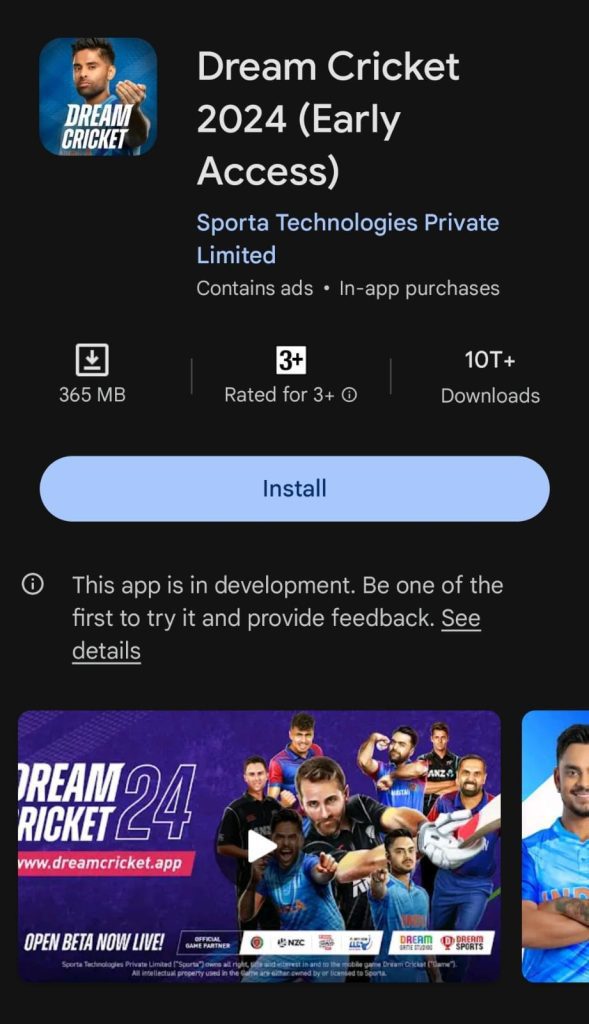 Dream11 parent launches its 1st cricket mobile game in India dream11-parent-launches-its-1st-cricket-mobile-game-in-india