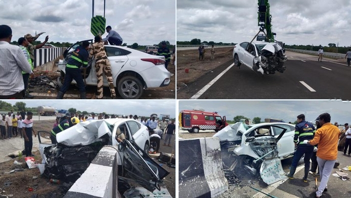 15 killed in two crashes on Mumbai-Nagpur Samruddhi expressway; Prez, PM condole (Ld) 15-killed-in-two-crashes-on-mumbai-nagpur-samruddhi-expressway;-prez,-pm-condole-(ld)