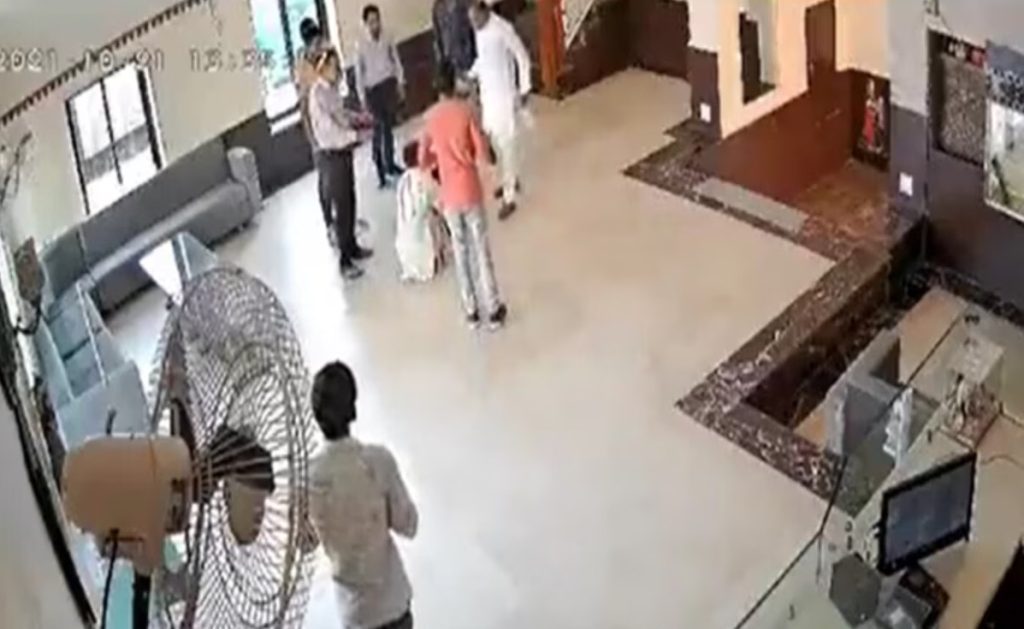 video-shows-raj-mla-‘kicking’-man’s-turban;-bjp-says-people-will-kick-out-cong-govt-in-same-way