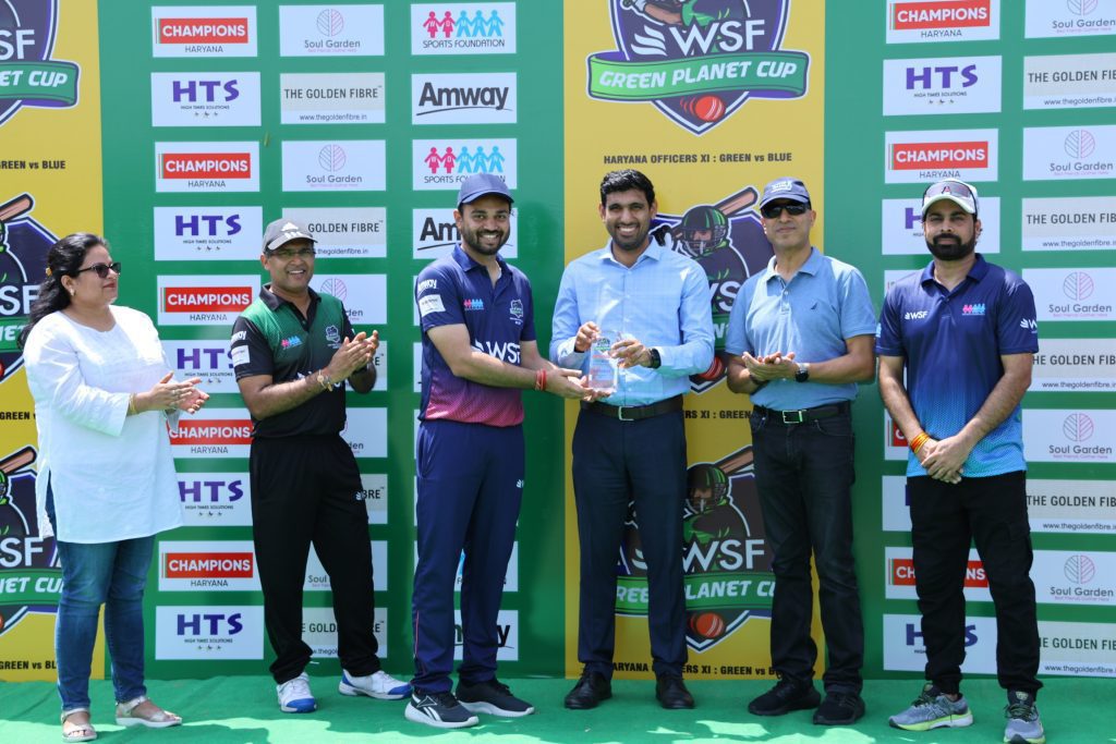 T20: Haryana Officers XI Blue win by 32 runs, WSF launches ‘Project Green Planet’ t20:-haryana-officers-xi-blue-win-by-32-runs,-wsf-launches-‘project-green-planet’