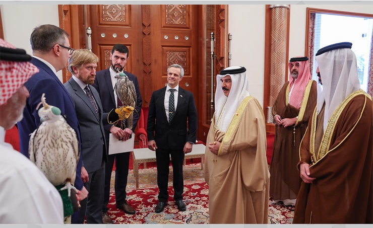 HM King meets Russian delegation