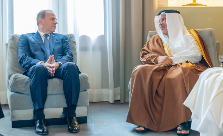 HRH the Crown Prince and Prime Minister meets with a delegation from PwC Middle East