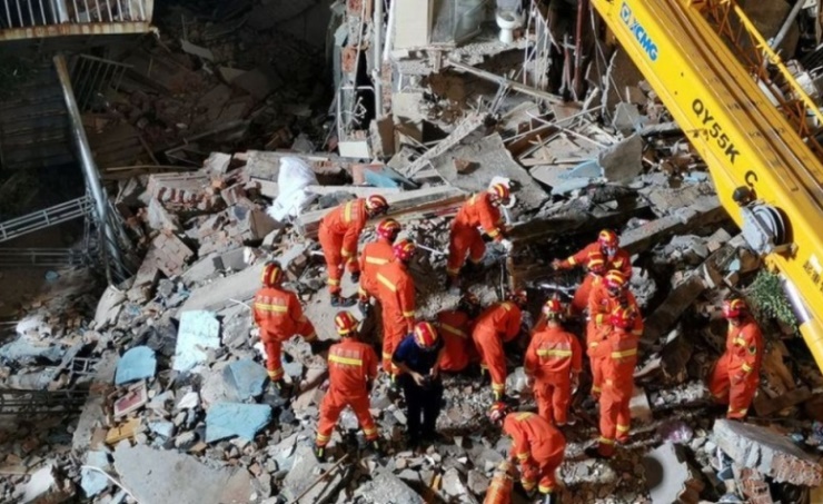 Four killed in building collapse in China’s Wenzhou city