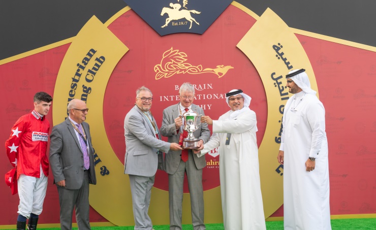 HRH the Crown Prince and Prime Minister attends the Bahrain International Trophy