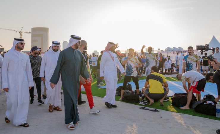 HH Shaikh Khalid bin Hamad hails Olympic Day success