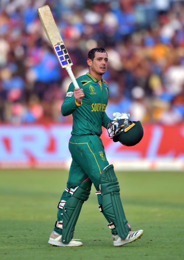 Quinton de Kock levels Kumar Sangakkara at four tons in single edition of ODI World Cup quinton-de-kock-levels-kumar-sangakkara-at-four-tons-in-single-edition-of-odi-world-cup