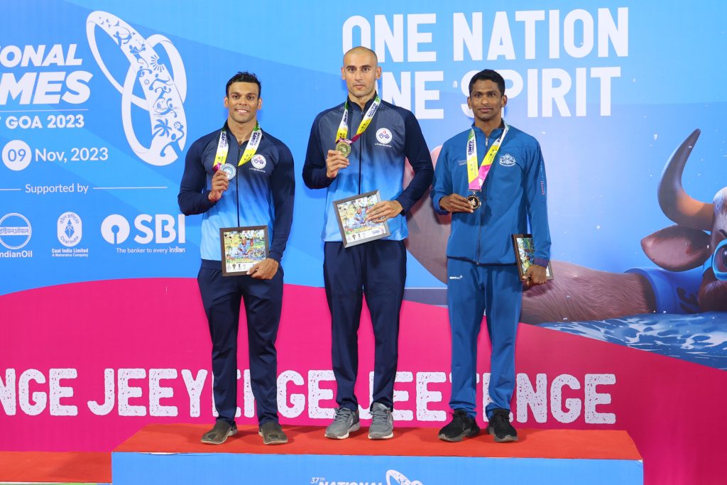 37th-national-games:-swimmers-nina-venkatesh,-virdhawal-khade-excel;-haryana,-services-close-in-on-leaders-maharashtra