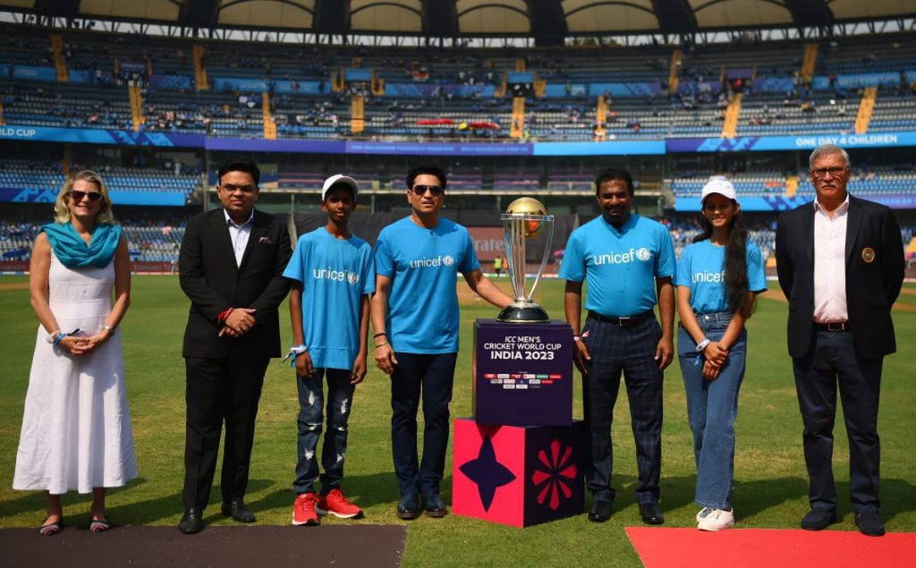 unicef-south-asia-regional-ambassador-sachin-tendulkar-leads-‘one-day-for-children’-to-call-for-girls’-rights-during-world-cup-match