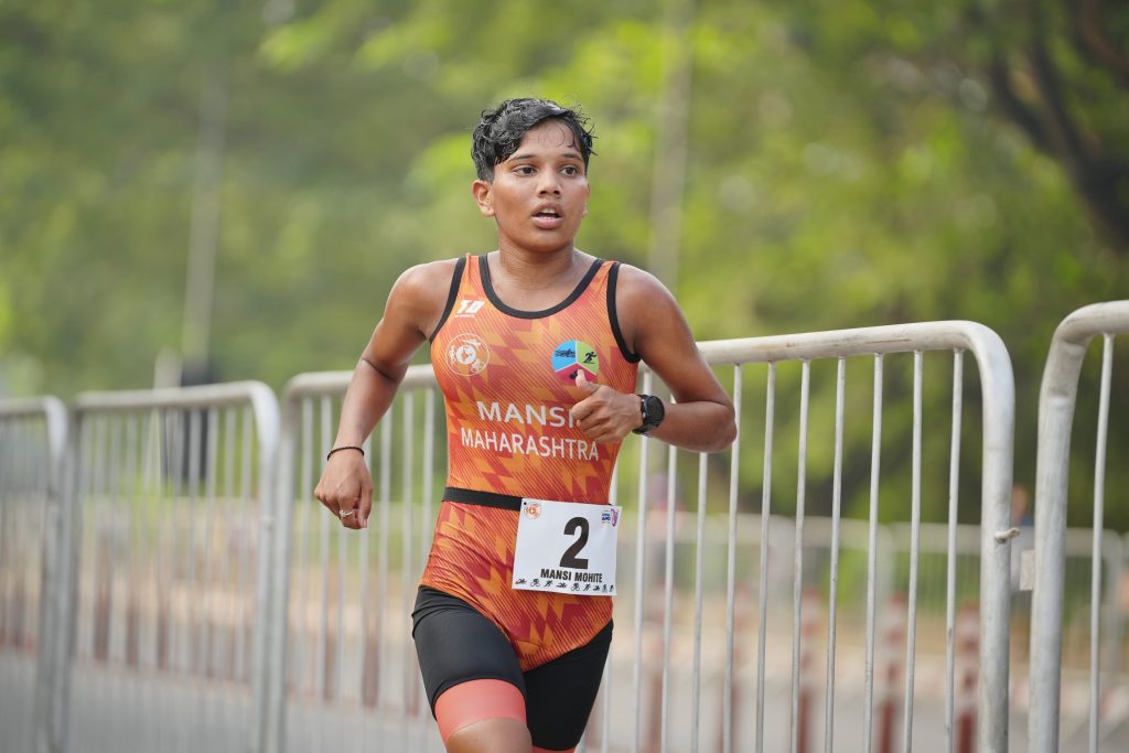 37th-national-games:-maharashtra’s-mansi-mohite-braves-jellyfish-bite-to-clinch-triathlon-gold