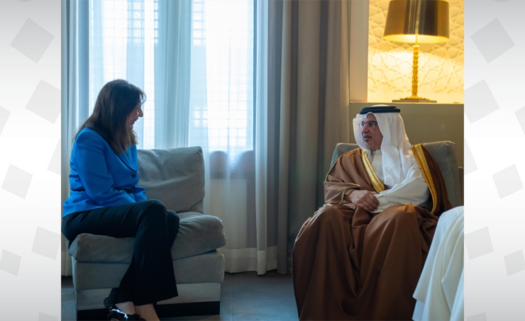 HRH the Crown Prince and Prime Minister receives the newly appointed Ambassador of the Arab Republic of Egypt to the Kingdom of Bahrain